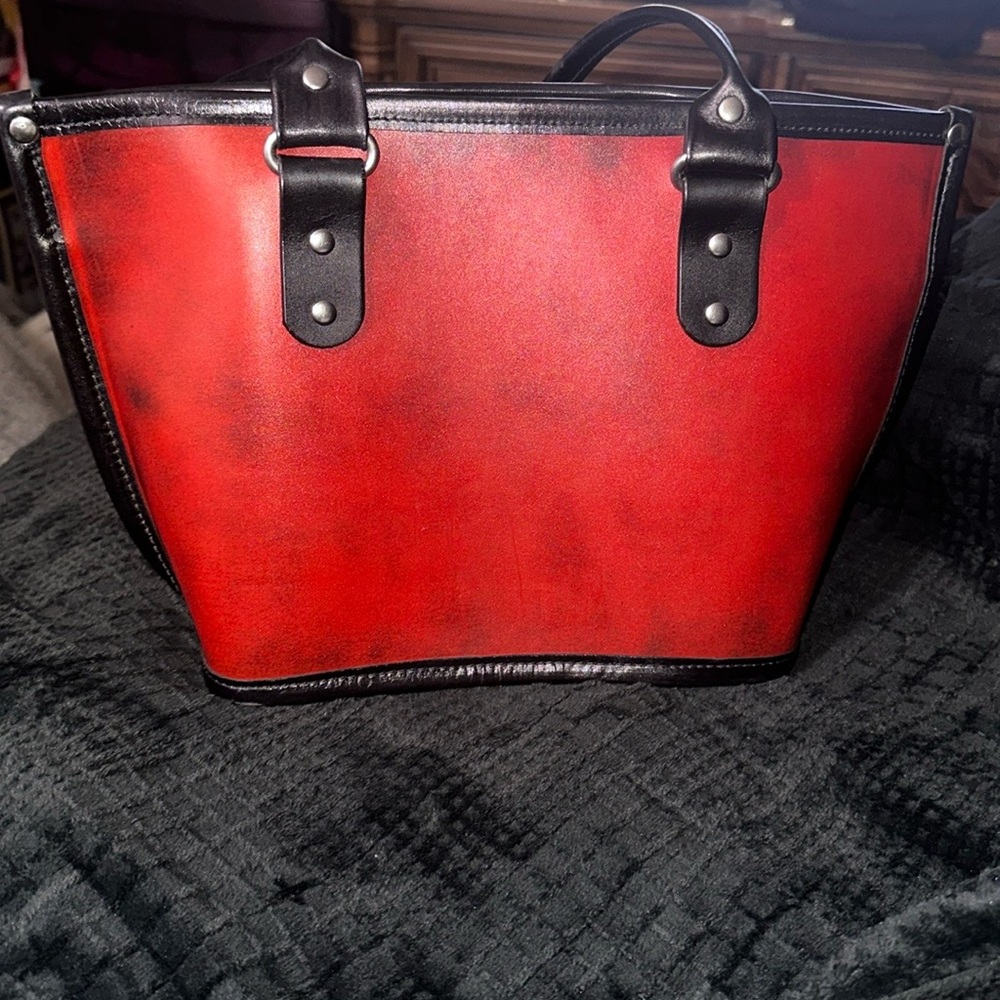 Homestead leather purse